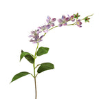 Fleur artificielle Jasmin de Madagascar, tige unique avec 9 fleurs, 80 cm, tissu soyeux, décoration intérieure