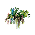 Plante Artificielle en Latex, Tige Unique avec 6 Fruits, 82 cm, Décoration Élégante pour Mariage, Maison ou Espace Commercial