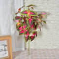 Plante Artificielle Feuillage Coleus, 45 cm, Décoration Intérieure, Style Champêtre et Élégant