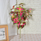 Plante Artificielle Feuillage Coleus, 45 cm, Décoration Intérieure, Style Champêtre et Élégant