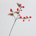 Branche décorative en fruits artificiels, 49 cm, style rétro, idéale pour décoration intérieure