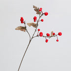 Branche décorative en fruits artificiels, 49 cm, style rétro, idéale pour décoration intérieure