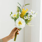 Bouquet de camélias artificiels en soie, 45 cm, décoration intérieure, mariage, événements, ins moderne, élégant