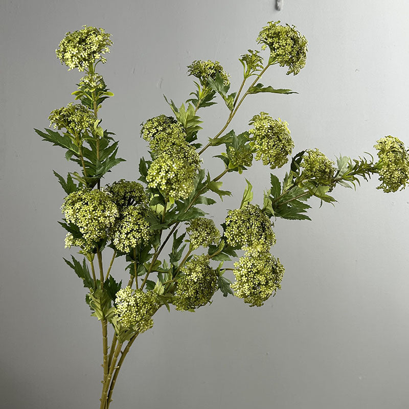 Bouquet de 6 fleurs d'hortensia en plastique, 85 cm, décoration intérieure élégante pour mariage, maison ou bureau