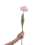 Tulipe artificielle en PU, tige unique, 65 cm de haut, idéale pour les mariages et la décoration intérieure