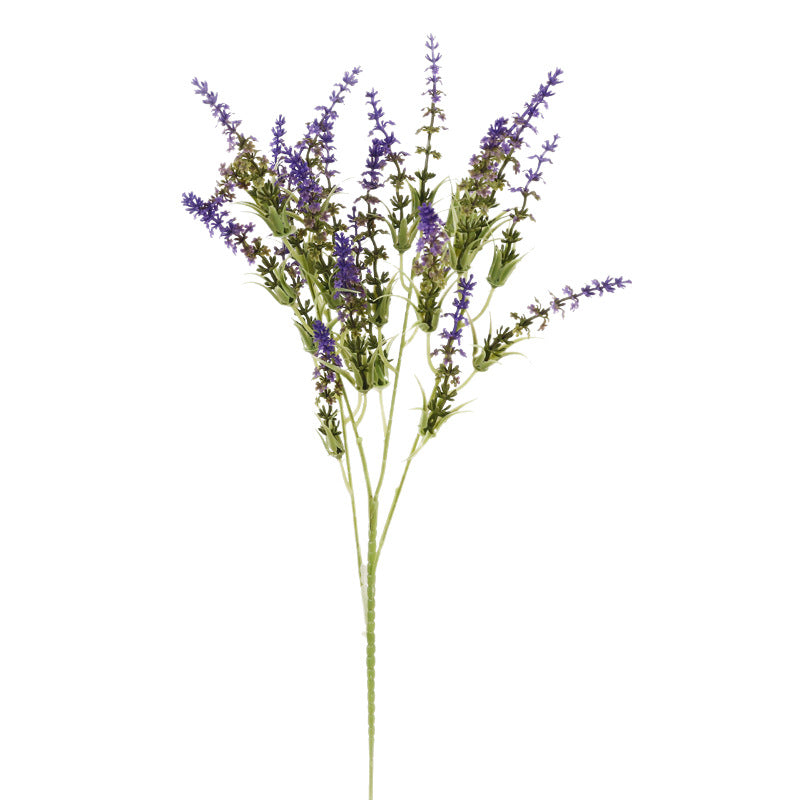 Branche de lavande artificielle 24 fleurs, 66 cm - Décoration intérieure extérieure, mariage, événements