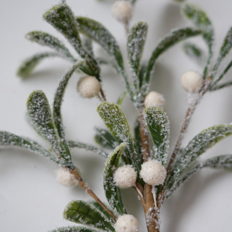 Branche d'olivier artificielle, décoration de Noël, mariage, fêtes, 34 cm, plastique, style nordique, ins
