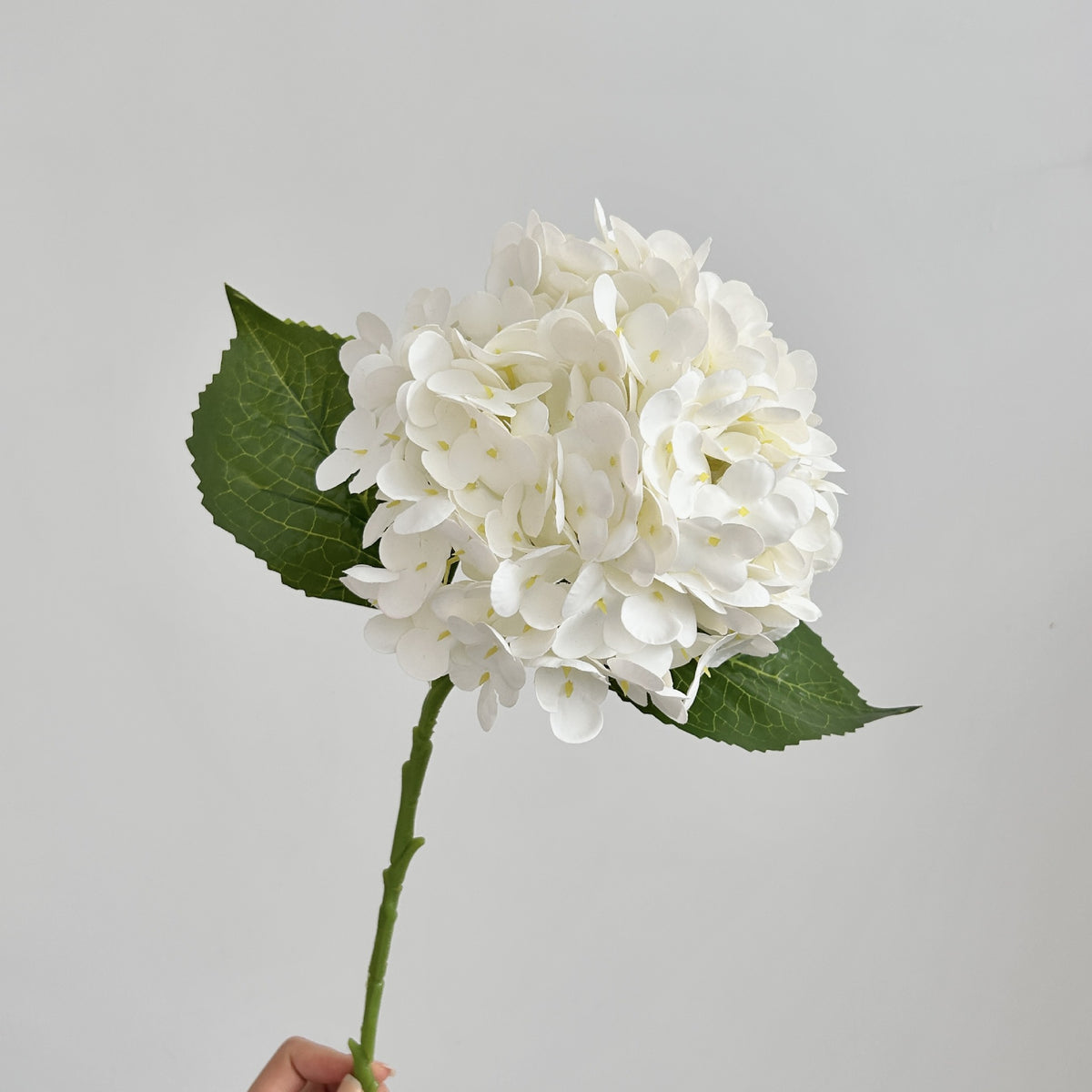 Fleur artificielle d'hortensia, tige unique avec 176 fleurs, 51 cm, tissu polyester, décoration intérieure et extérieure