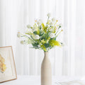 Fleurs artificielles pissenlit et hortensia, bouquet de 8 têtes, 36 cm, décoration intérieure et extérieure, mariage, événements, sans entretien