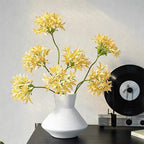 Fleur artificielle d'agapanthe, tige unique, 60 cm, décoration intérieure élégante