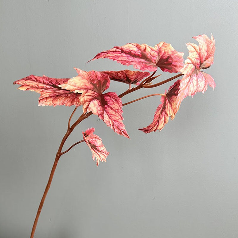 Bouquet de bégonias artificiels, 71 cm, décoration élégante pour mariage, événements et intérieur