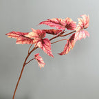 Bouquet de bégonias artificiels, 71 cm, décoration élégante pour mariage, événements et intérieur