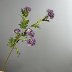 Bouquet de 6 fleurs d'hortensia en plastique, 85 cm, décoration intérieure élégante pour mariage, maison ou bureau