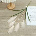 Tige artificielle Pampas 50 cm, décoration élégante pour mariage, maison, extérieur, couleur naturelle