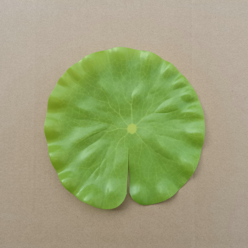 Feuille de lotus artificielle, décoration intérieure et extérieure, 40 cm, plastique, style campagne