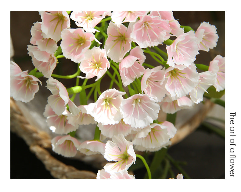 Fleur artificielle en soie polyester, tige unique avec 3 fleurs d'œillet, 72 cm, pour décoration intérieure et événements