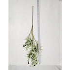 Feuilles d'olivier artificielles, décoration végétale réaliste, brins d'olivier 49 cm, 72 feuilles par paquet, style provençal, pour mariage, intérieur, boutique