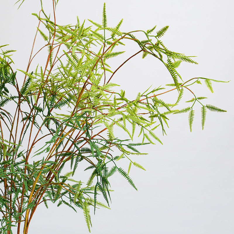 Fougère artificielle en plastique, tige unique de 120 cm, décoration intérieure, style naturel
