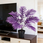 Plante Artificielle Areca, 12 Tiges, 67 cm, Décoration Intérieur et Extérieur, Style Moderne