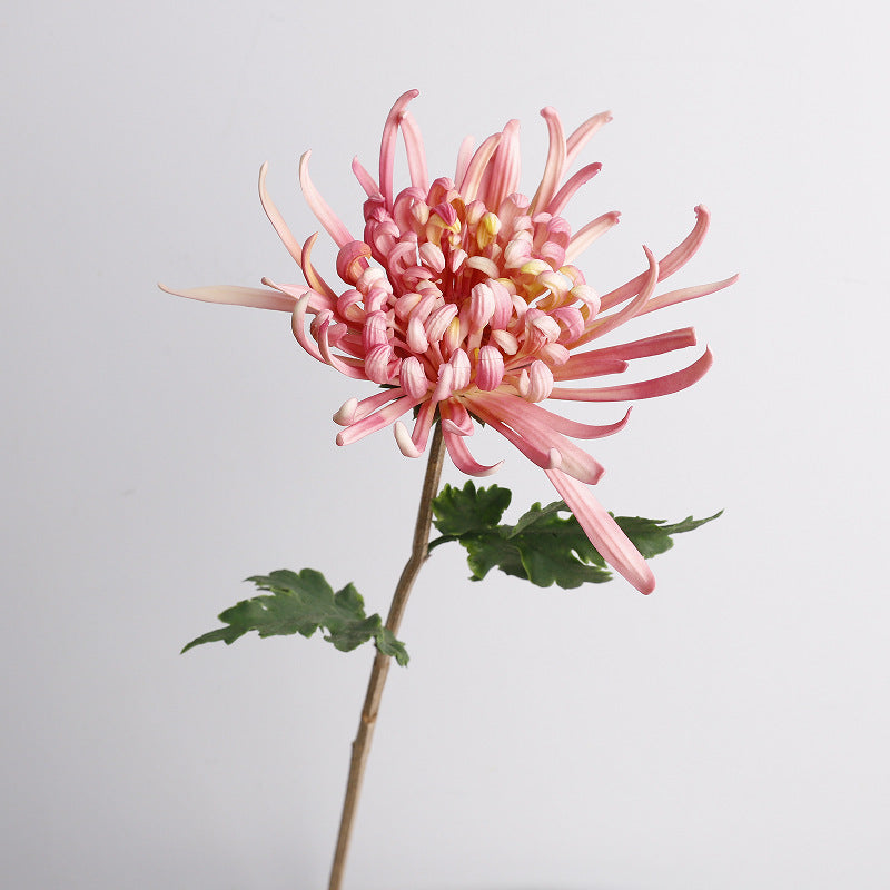 Fleur artificielle en PU, chrysanthème à une tige, 72 cm de hauteur, idéale pour mariages et décoration intérieure