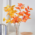 Feuille d'érable artificielle, 70 cm, décoration intérieure élégante pour Noël, mariage et boutique