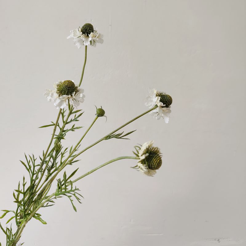 Fleurs artificielles en soie polyester, bouquet de marguerites et orchidées, 74 cm, décoration intérieure
