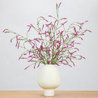 Tige unique de fleur artificielle en plastique, lavande et renouée, 123 cm, décoration intérieure et événementielle