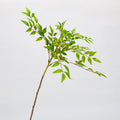 Branche de Nandina Simulée, 110 cm, Tissu Velours, Décoration Intérieure Élégante
