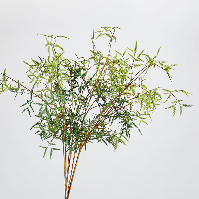 Fougère artificielle en plastique, tige unique de 120 cm, décoration intérieure, style naturel