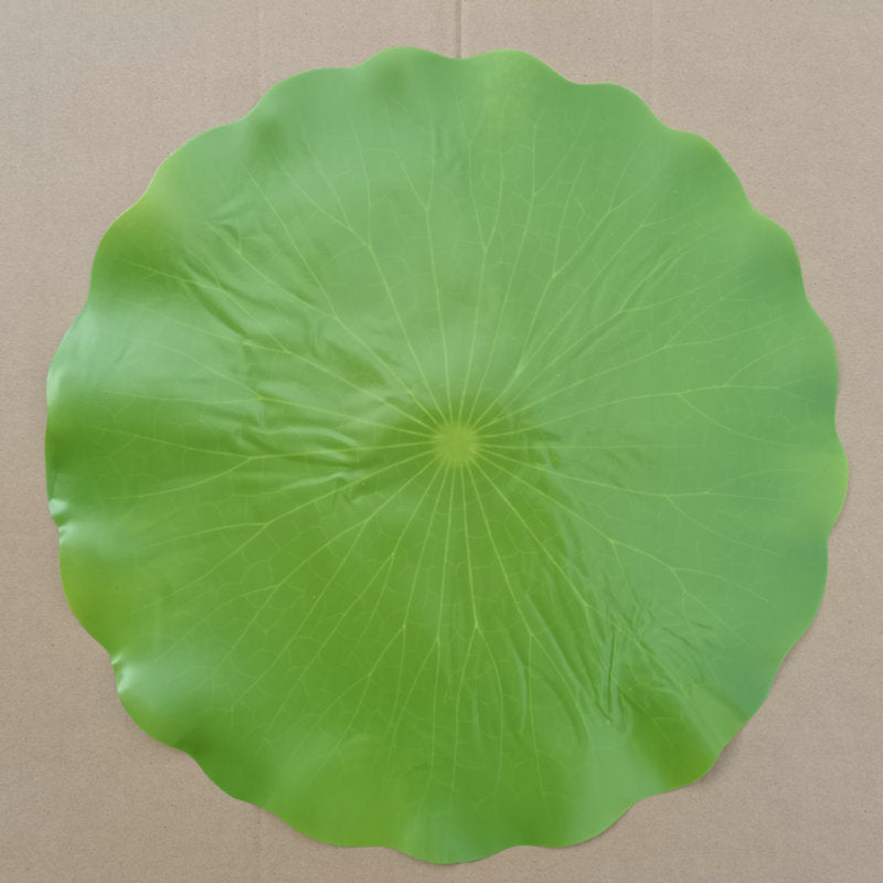 Feuille de lotus artificielle, décoration intérieure et extérieure, 40 cm, plastique, style campagne