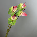 Fleur artificielle d’Anthurium, tige unique, 72 cm de haut, pour mariage, décoration intérieure et espaces commerciaux