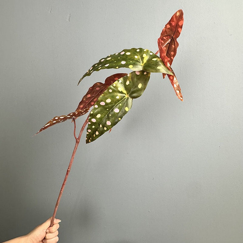 Bouquet de bégonias artificiels, 71 cm, décoration élégante pour mariage, événements et intérieur