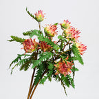 Tige unique de plante artificielle tropicale, Cynara scolymus (Artichaut), 100 cm, décoration intérieure élégante