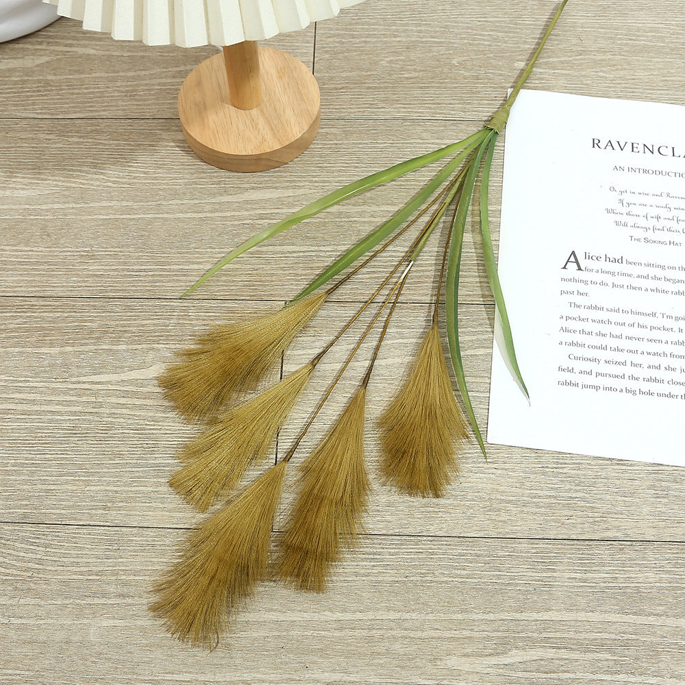 Tige artificielle Pampas 50 cm, décoration élégante pour mariage, maison, extérieur, couleur naturelle