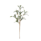 Branche d'olivier artificielle, décoration de Noël, mariage, fêtes, 34 cm, plastique, style nordique, ins