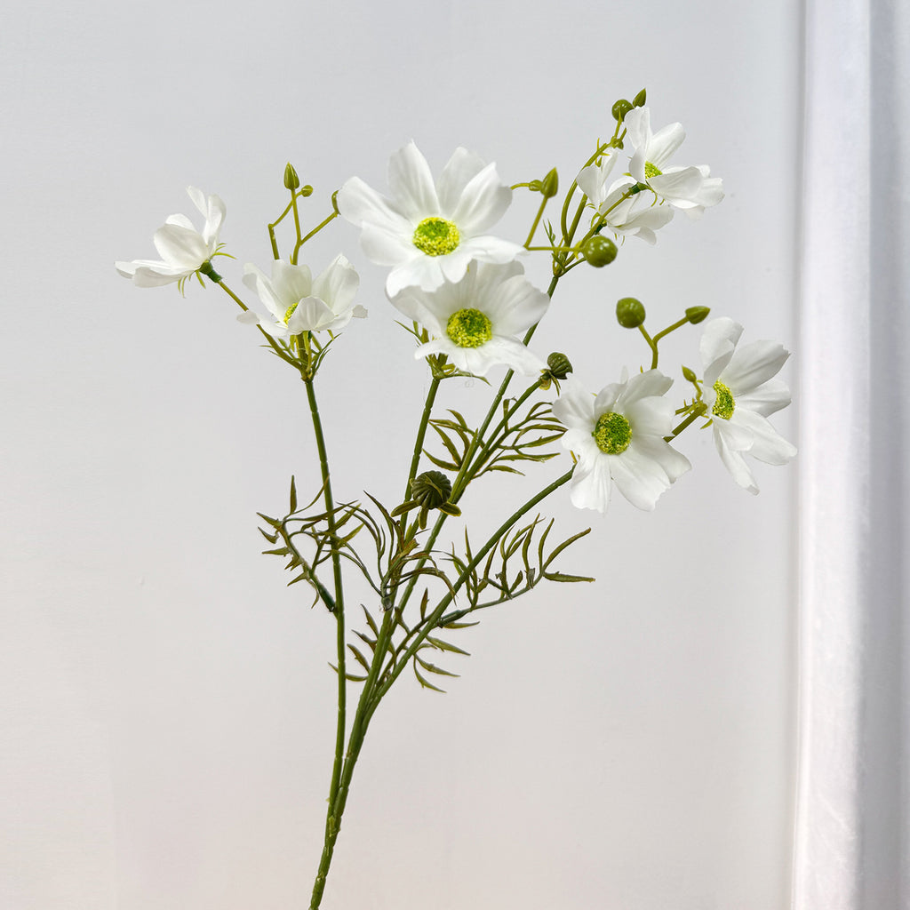 Bouquet de 8 Cosmos en Soie Artificielle, 68 cm - Décoration de Mariage, Maison ou Événement, Style Champêtre et Bohème