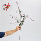 Plante Artificielle Gypsophile, Tige Unique avec 18 Fleurs, 85 cm, Tissu Polyester, Décoration Intérieure