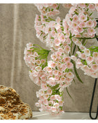 Fleur artificielle en soie polyester, tige unique avec 3 fleurs d'œillet, 72 cm, pour décoration intérieure et événements