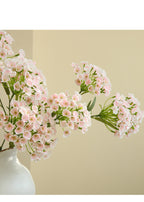 Fleur artificielle en soie polyester, tige unique avec 3 fleurs d'œillet, 72 cm, pour décoration intérieure et événements