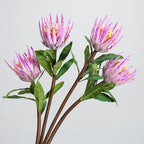 Fleur artificielle unique Protea rose glacé, longueur 56 cm, décoration intérieure, mariage, événements