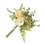 Bouquet de fleurs artificielles élégant, hortensia et eucalyptus, 33 cm, décoration intérieure, mariage, cadeau