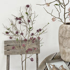 Branche de fruits secs en plastique, 12 fleurs, 80 cm, décoration intérieure et extérieure