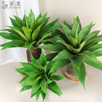 Plante Artificielle Agave en PVC, 46 cm, Décor Tropical pour Intérieur et Extérieur