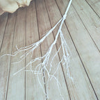 Branche de Corail Artificielle, 100 cm, Une Tige avec 3 Rameaux, Décoration Intérieure, Mariage, Bureau