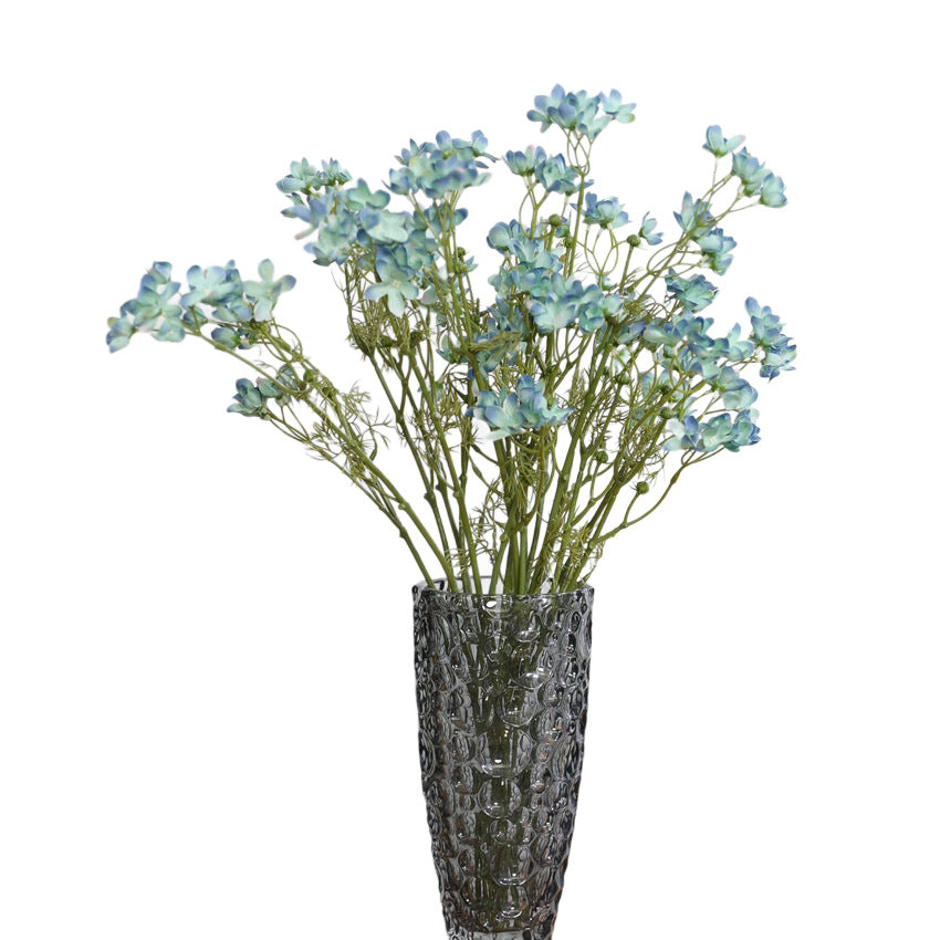 Fleurs artificielles Delphinium, bouquet de 55 cm, décoration intérieure, mariage, événements