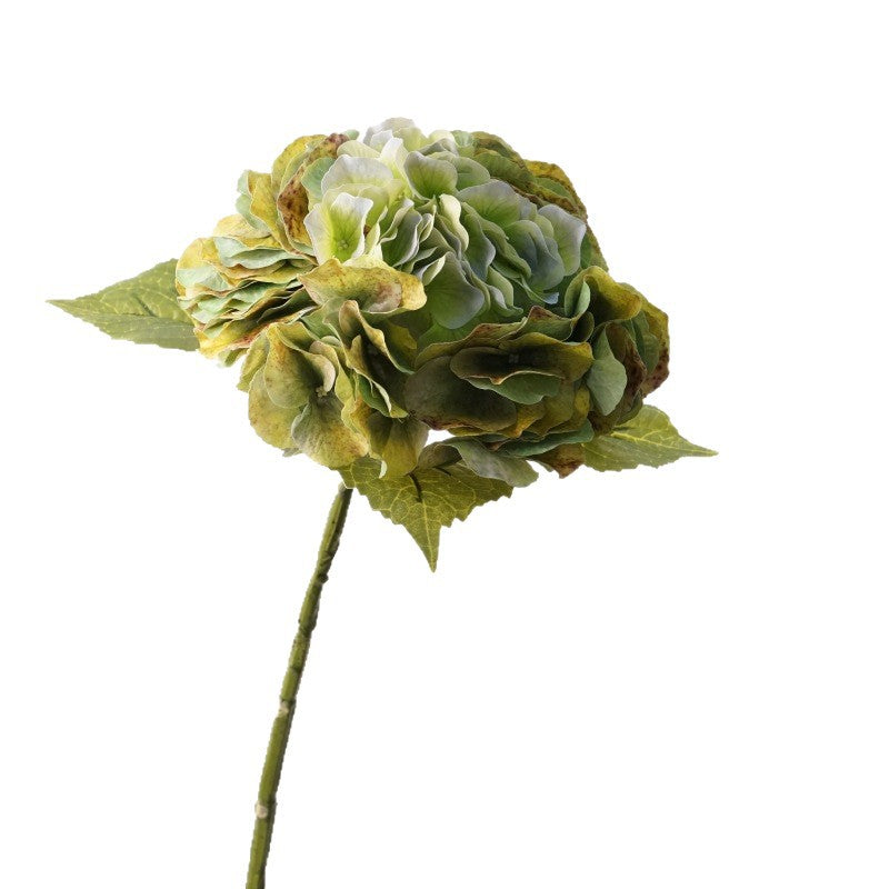 Hortensia artificiel de 50 cm, touche poétique pour déco d'intérieur, mariages et espaces commerciaux
