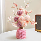 Bouquet de chrysanthèmes et d'eucalyptus artificiels, 46 cm, décoration intérieure, mariage, cadeau