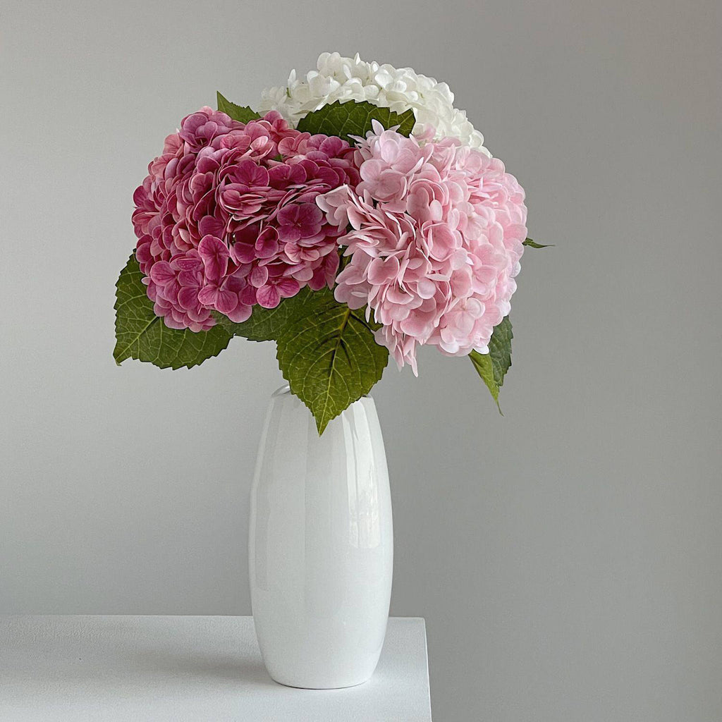 Fleur artificielle d'hortensia, tige unique avec 176 fleurs, 51 cm, tissu polyester, décoration intérieure et extérieure