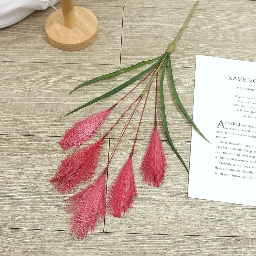 Tige artificielle Pampas 50 cm, décoration élégante pour mariage, maison, extérieur, couleur naturelle