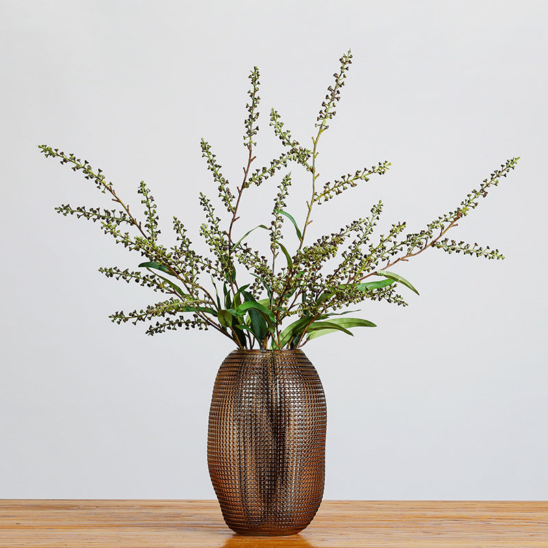 Branche artificielle sel et poivre, 110 cm, décoration intérieure élégante, mariage et événements